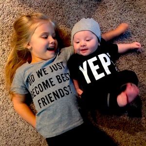 Two Shirts Youth Baby Step Brothers 3-6m XS